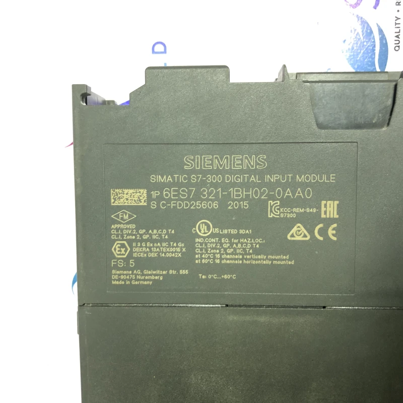 Siemens 6ES7 321-1BH02-0AA0 SIMATIC S7-300 Digital Input Module thumbnail 7